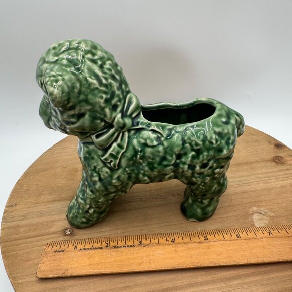 Vintage Green Cameron Clay Ceramic Lamb Planter, 1950’s - Picture 8 of 9
